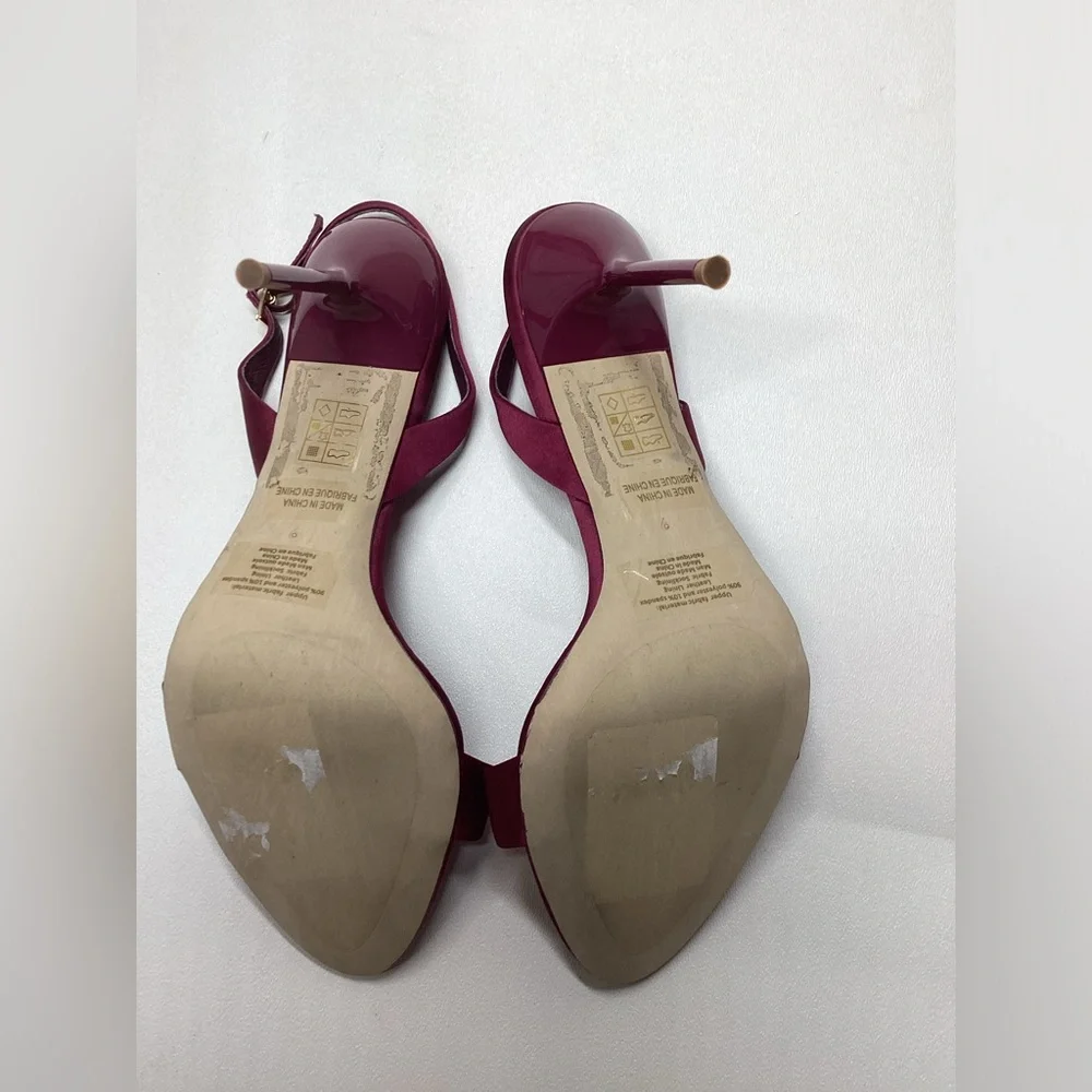 JEFFREY CAMPBELL Go-getter Sandal In Fuchsia Satin Size 9 - Picture 10 of 13